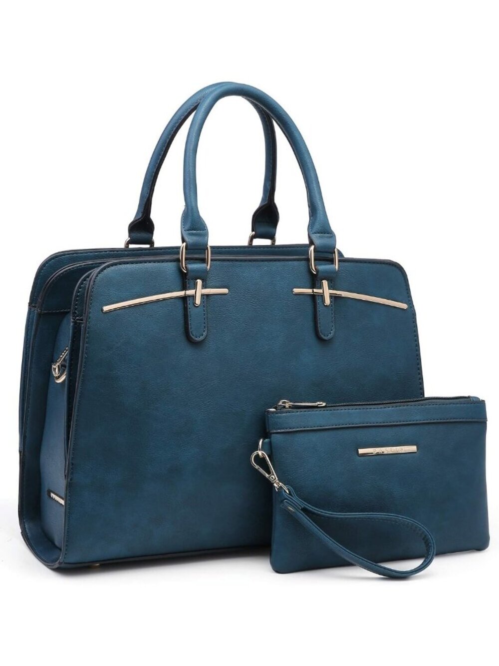 Stylish Women's Tote & Hobo Bag Set - 2pcs Purse with 3 Compartments, Versatile